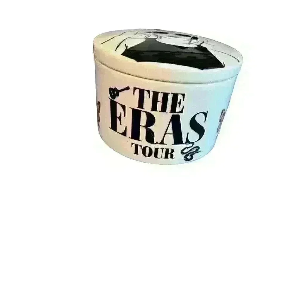 Homemade Taylor Swift Inspired Trinket Box Ceramic Glass with Lid The Eras Tour